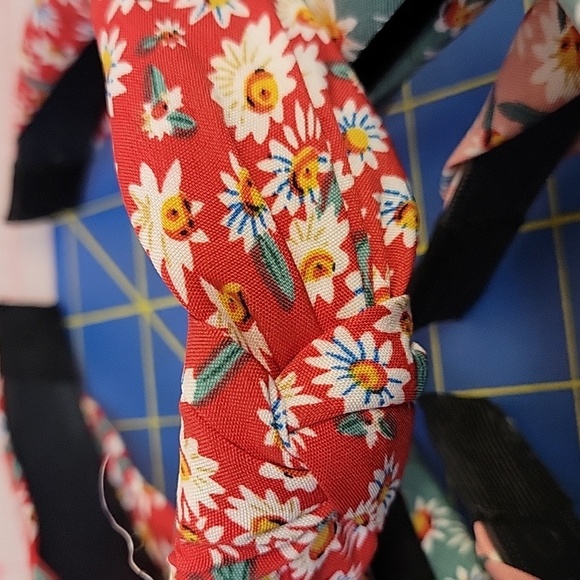 Floral Knotted Headbands Set 4 - Picture 6 of 7